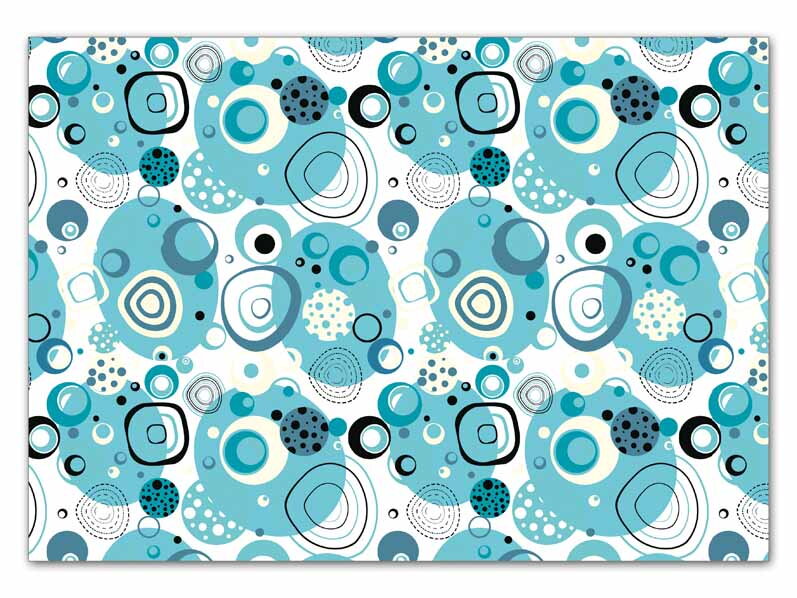 Baliaci papier K242 100x70 LUX,bledomodré bublinky