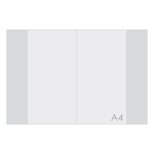 Obal na zošit A4, transparentný, hrubý