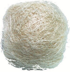 Dekoračný sisal prírodný,tmavší,30g