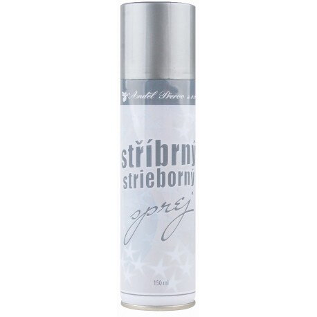 Sprej metalický 150ml, strieborný 