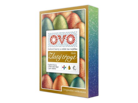 Veľkonočné farby na vajíčka OVO Efekt ZLATÝ TŘPYT 5x5ml