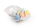 Vajíčka plast 6cm/6ks mix farieb a motívov (prelis)