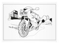 Omaľovánky MFP Motorky
