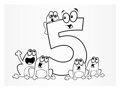 Omaľovanky MFP Číslice 1- 5