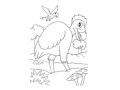 Omaľovanky MFP A4 Dino 210x276mm/32