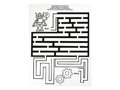Omaľovanky - bludisko Roboti 210x276/32s