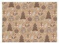 Baliaci papier vianočný rolky KRAFT 2x100x70 MIX