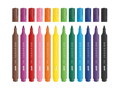 Popisovače 12 farieb 4mm Jumbo trojhranné