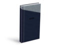 Diár 2025 D802 PU grayblue 90x170mm denný