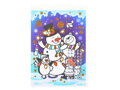 Kreatívny set vianočný prianie s kamienkami + obálka140x230mm