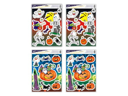 Okenná fólia halloween HA005 30x42cm