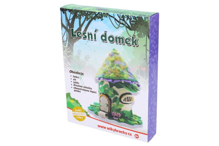 Kreatívny set W011642 Lesný domček