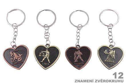 Kľúčenka W016518 srdce - Zodiac