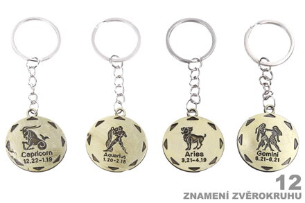 Kľúčenka W016519 guľatá - Zodiac