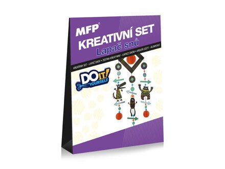 Kreatívne set - lapač snov hnedý