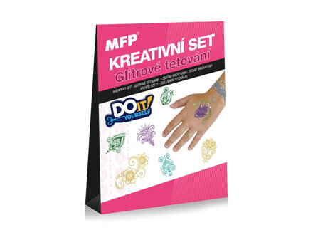 Kreatívne set - glitrové tetovanie 1