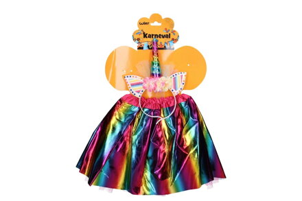 Set karneval W026066 - jednorožec farebný