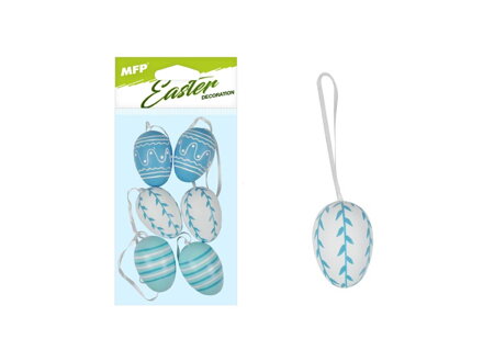 Vajíčka plast 6cm/6ks BLL vrecko