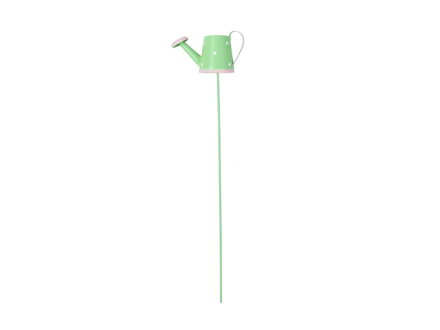 Zápich kanvička kov 29cm zelená