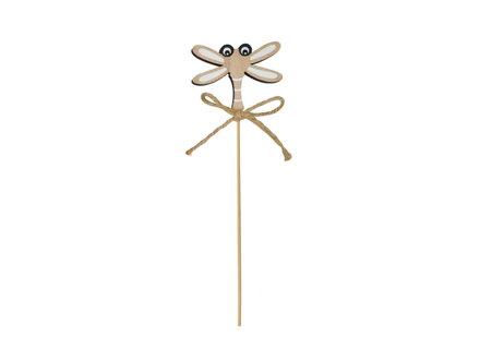 Zápich motýľ drevo 25cm
