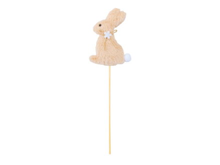 Zápich Zajac plyš 31cm hnedý