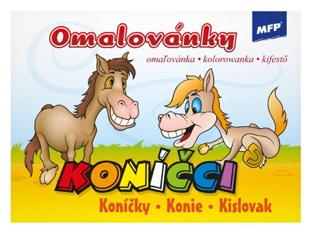 Omaľovánky MFP Koníky