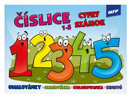 Omaľovanky MFP Číslice 1- 5