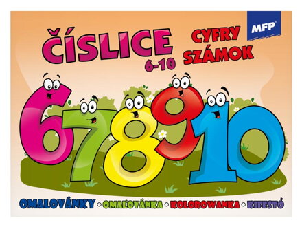 Omaľovanky MFP Číslice 6- 10