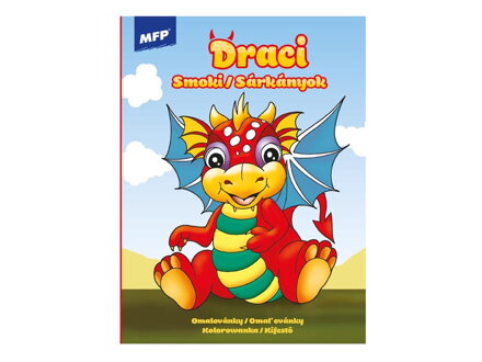 Omaľovánky MFP A4 A4 Draci 210x276mm/32