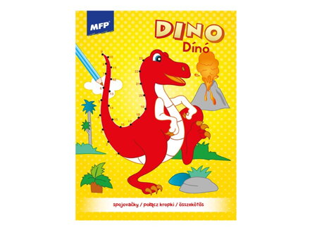 Omaľovánky - spojovačky Dino 210x275mm/32s