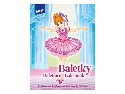 Omaľovanky MFP A4 Baletky 2 210x276mm/32