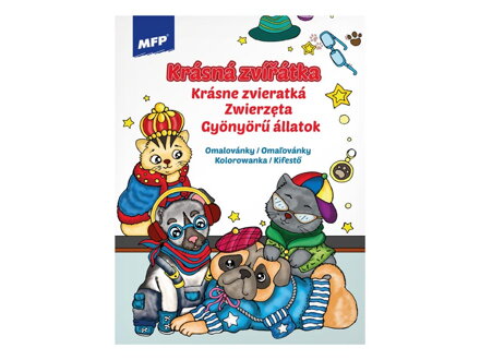 Omaľovanky MFP A4 Krásná zvířátka 2 210x276mm/32