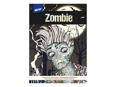 Omaľovanky antistresové Zombie 210x290mm/32