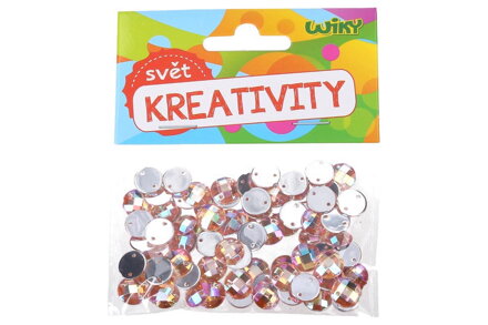 Dekorácia na šitie 10 mm - 80ks W033521