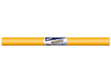 Krepový papier roľa 50x200cm oranžový svetlý