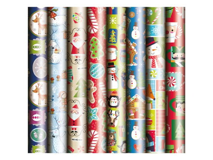 Baliaci papier vianočný rolky 200x70 detský mix č.6