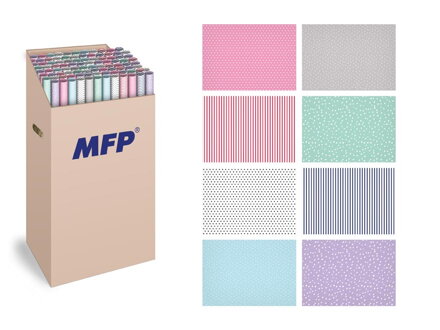 Baliaci papier rolky 2x100x70 LUX MIX