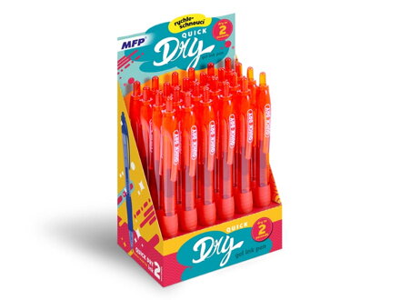 Pero gelové kus QUICK DRY - red, modrá