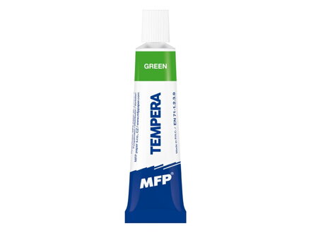 Farba temperová 12ml zelená