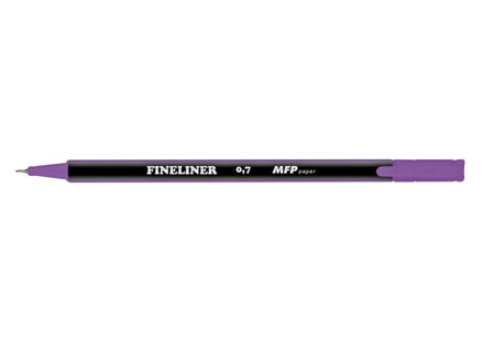Popisovač FL 0,7mm fialový trojhranný