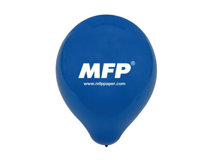 Balónik MFP reklamný 23cm modrý standard