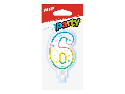 Dortová sviečka MFP č. 6 írisová
