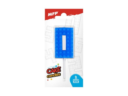Dortová sviečka MFP blok č. 0 modrá