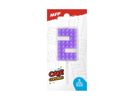 Dortová sviečka MFP blok č. 2 fialová