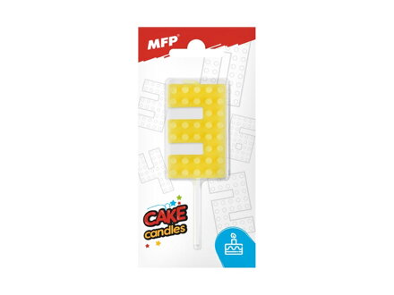 Dortová sviečka MFP blok č. 3 žltá