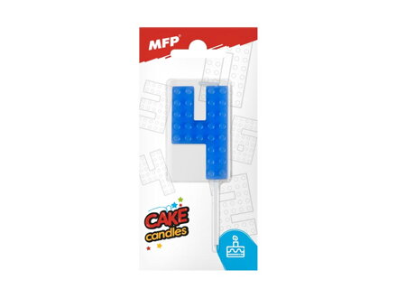 Dortová sviečka MFP blok č. 4 modrá