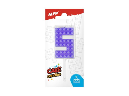 Dortová sviečka MFP blok č. 5 fialová
