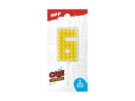 Dortová sviečka MFP blok č. 6 žltá