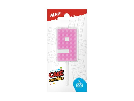 Dortová sviečka MFP blok č. 9 ružová