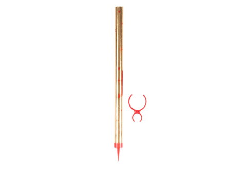 Fontána párty 25cm + držiak na fľaša - 1ks - zlatá